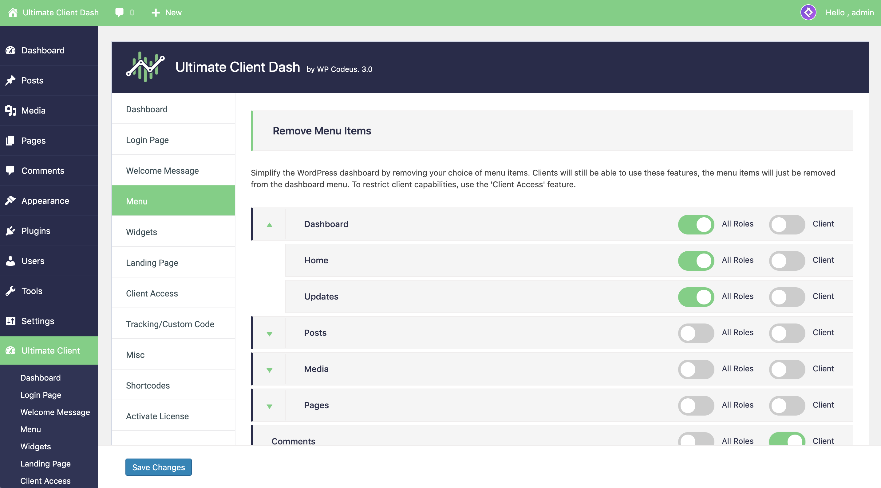 dashboard ecomstore